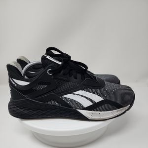 Reebok Nano X Black Crossfit Training Sneakers 10